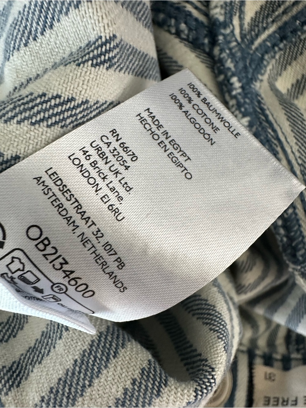 We The Free Moxie Railroad Low-Slung Striped
Jeans SZ 31 NWT - Picture 7 of 7